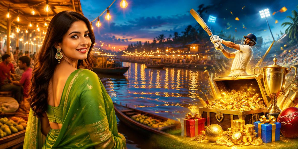 বরিশালে শাড়ি পরা নারীর সামনে ক্রিকেট ম্যাচ প্ল্যান